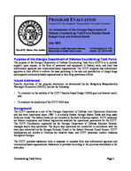 Program Evaluation, prepared for the Budgetary Responsibility Oversight Committee: an assessment of the Georgia Department of Defense Counterdrug Task Force results-based budget goal and desired result