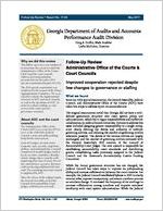Administrative Office of the Courts and Court Councils: improved cooperation reported despite few changes to governance or staffing