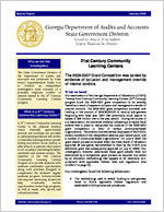 Special report: 21st Century Community Learning Centers [Jan. 2008]