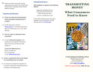 Transmitting money : what consumers need to know