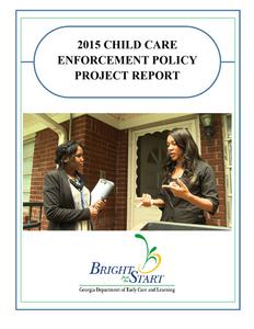 2015 child care enforcement policy project report