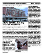 Redevelopment opportunities, Adel, Georgia