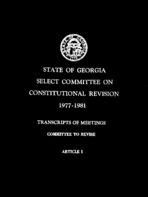 Transcripts of meetings, 1977-1981, v. 1. Article I