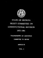 Transcripts of meetings, 1977-1981, v. 15. Article IX
