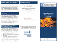 Georgia Medicaid Estate Recovery Program: information guide [2014]