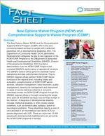 New Options Waiver Program (NOW) and Comprehensive Supports Waiver Program (COMP)