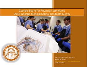 2016 Georgia medical school graduate survey