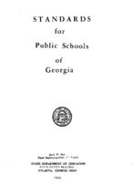 Standards for public schools of Georgia [1966]