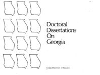 Doctoral dissertations on Georgia