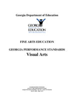 Fine arts education Georgia performance standards : visual arts