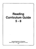 Reading curriculum guide 5-8 [1991]