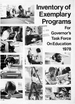 Inventory of exemplary programs for Governor's Task Force on Education, 1978