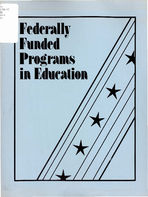 Federally funded programs in education [1974]