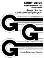 Study guide for TCT in administration and supervision [1983]