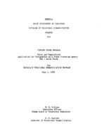 Vending stand program: rules and regulations, application for designation as a state licensing agency, set-aside funds for Georgia's Vocational Rehabilitation Program, July 1, 1955 [July 1, 1955]
