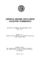 Georgia higher education enrollment projection, 1970 through 1980 [Mar. 1971]