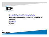 Assessment of energy efficiency potential in Georgia : final report