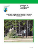 Guidelines for forest steward designation