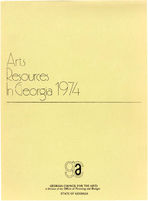 Arts resources in Georgia 1974 [1974]