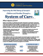 Improving the well-being of Georgia's children and families through a... system of care