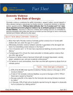 Domestic violence in the state of Georgia