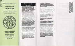 Guia del consumidor de Georgia para la reafirmacion de una deuda: guia para ayudar a los consumidores bajo el Capitulo 7 el evitar practicas de recaudaciones ilegales de deudas [2001]