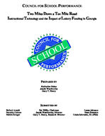 Two miles down a ten mile road: instructional technology and the impact of lottery funding in Georgia [1996]