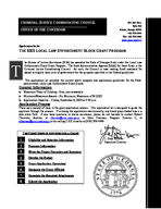 2002 Local Law Enforcement Block Grant (LLEBG) Program: program announcement and request for proposals [2002]