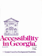 Accessibility in Georgia: a technical and policy guide to access in Georgia [1991]
