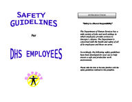 Safety guidelines for DHS employees