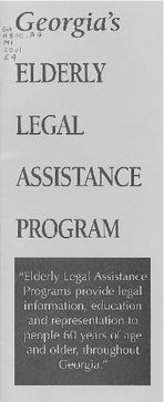 Georgia's Elderly Legal Assistance Program