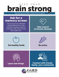 Keep your brain strong: maintaining your brain's health beyond age 65