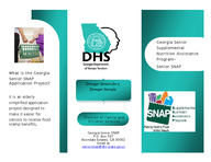 Georgia Senior Supplemental Nutrition Assistance Program : Senior SNAP