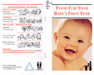 Food for your baby's first year / developed by the Nutrition Section