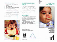 Food for children 1-5 / developed by the Nutrition Section, Division of Public Health