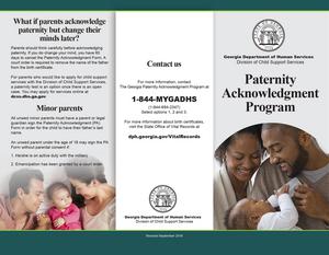 Paternity Acknowledgment Program