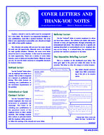 Cover letters and thank-you notes