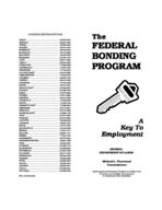 The Federal Bonding Program : a key to employment