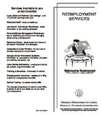 Reemployment Services : rebound to employment