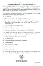 Employment services for customers [Mar. 2011]