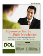 Resource guide for job seekers : a step-by-step guide to dealing with a job loss, starting a new job and everything in between