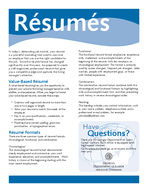 Resumes [Feb. 2011]
