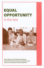 Equal opportunity is the law [Jan. 2012]