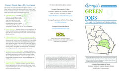 Georgia's green jobs : service delivery region 9 : heart of Georgia/Altamaha