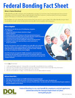 Federal bonding fact sheet [Apr. 2014]