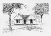 Hardin family farmhouse, prehistoric soapstone quarry, Dekalb County, GA / Huey J. Theus