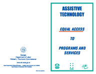 Assistive technology : equal access to programs and services