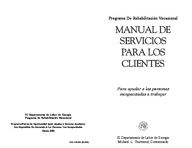 Client services handbook. Spanish