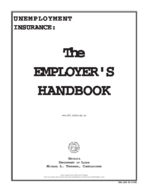 Unemployment insurance: the employer's handbook [Mar. 2008]