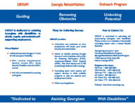 GROUP : Georgia Rehabilitation OUtreach Program : Guiding, Removing Obstacles, and Unlocking Potential